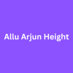 Allu Arjun Height