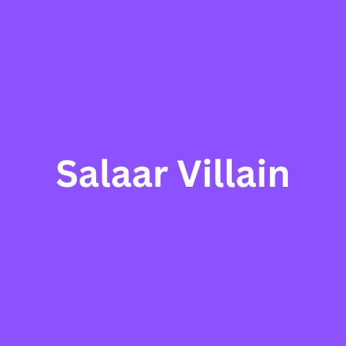 Salaar Villain